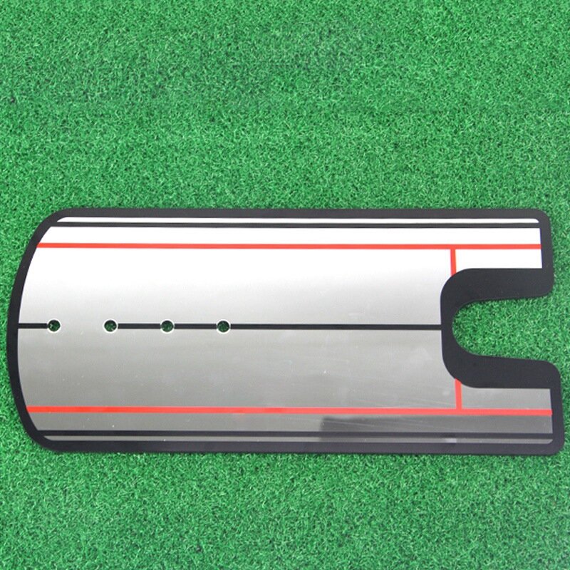 Práctica de Putting de Golf espejo Swing auxiliar entrenador postura corrección de palo de Golf de entrenamiento espejo