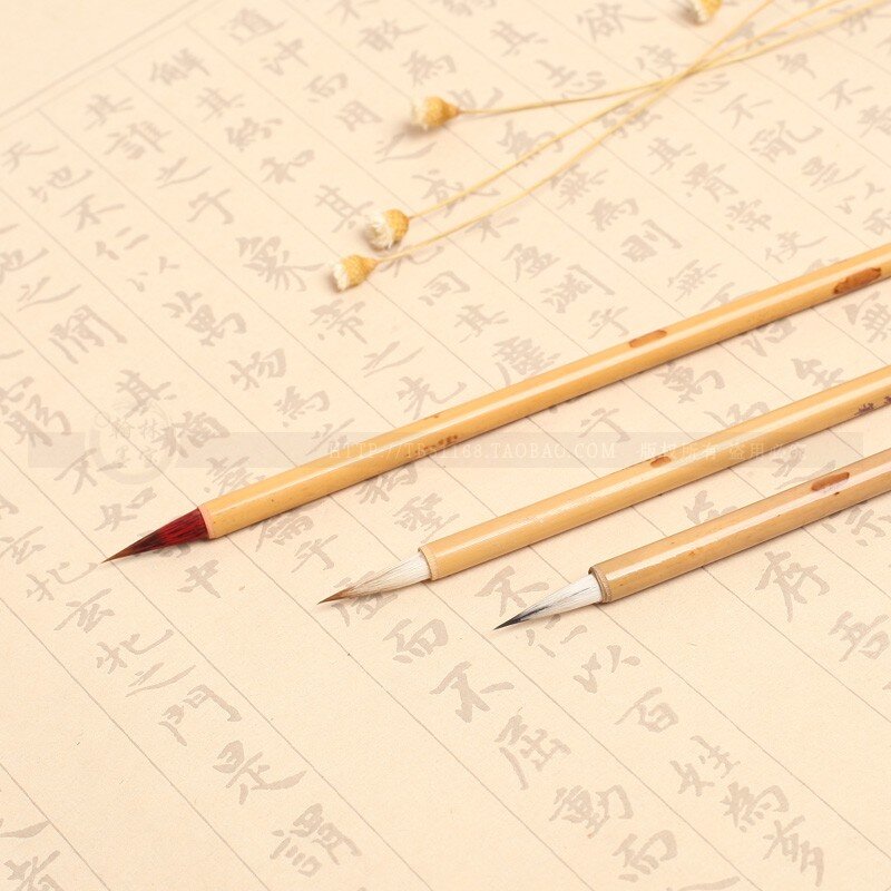الخط فرشاة مجموعة 4 قطعة الصينية المشهد الحبر اللوحة الذئب الشعر الكتابة فرشاة مجموعة الصينية اللوحة فرشاة القلم ل Beignner