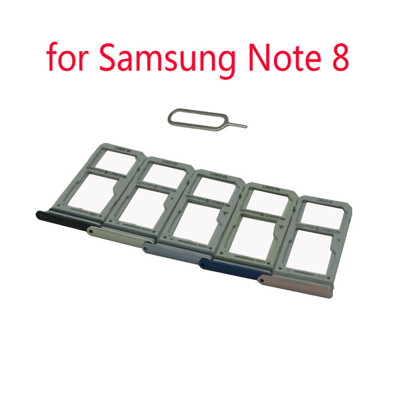 Khay Sim Adapter Dành Cho Samsung Galaxy Note 8 N950 N950F N950N N950U N950W N950X Điện Thoại Chính Hãng Nhà Ở Sim Micro SD đựng Thẻ