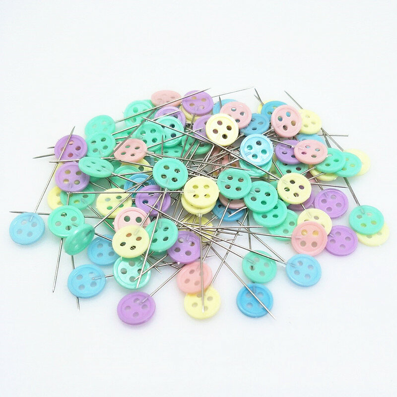 100Pcs Dressmaking Pins Embroidery Patchwork Pins Accessories Tools Sewing Needle DIY Sewing Accessories Stainless Steel 5BB5704