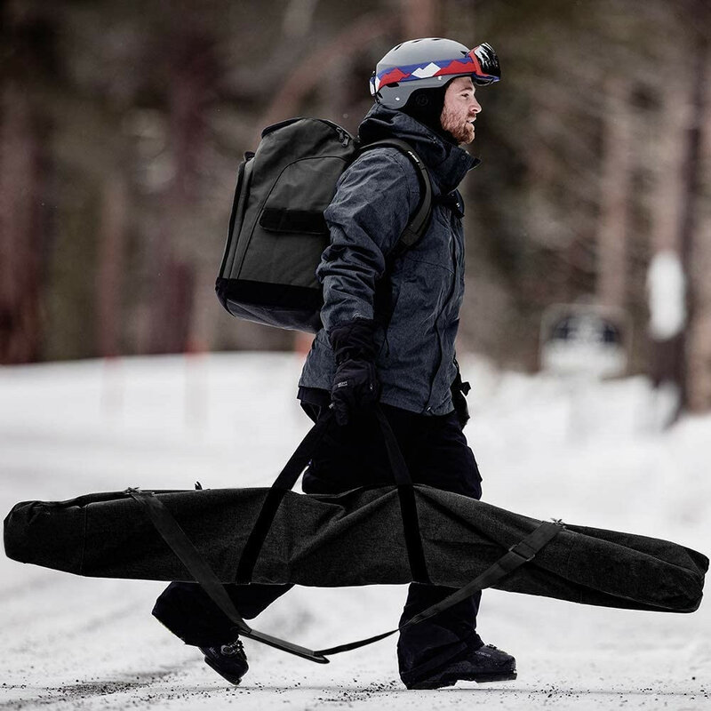 SoarOwl-Bolsa de esquí de longitud ajustable, 600D, impermeable y resistente al desgaste, adecuada para adultos