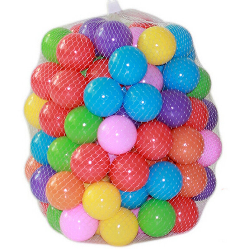50/100 Pcs Eco-Friendly Colorful Ball Pit Soft Plastic Ocean Ball Water Pool Ocean Wave Ball Outdoor Toys For Children Kids Baby
