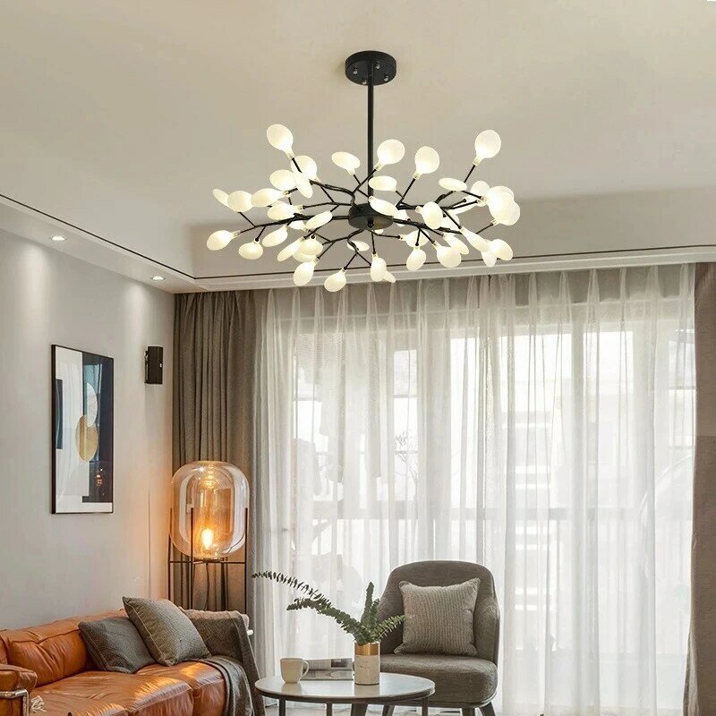 Moderne LED Anhänger lichter Gold Schwarz baum zweig Kronleuchter room decor Schlafzimmer Esszimmer Wohnzimmer Glanz Lampe Hause Dekoration