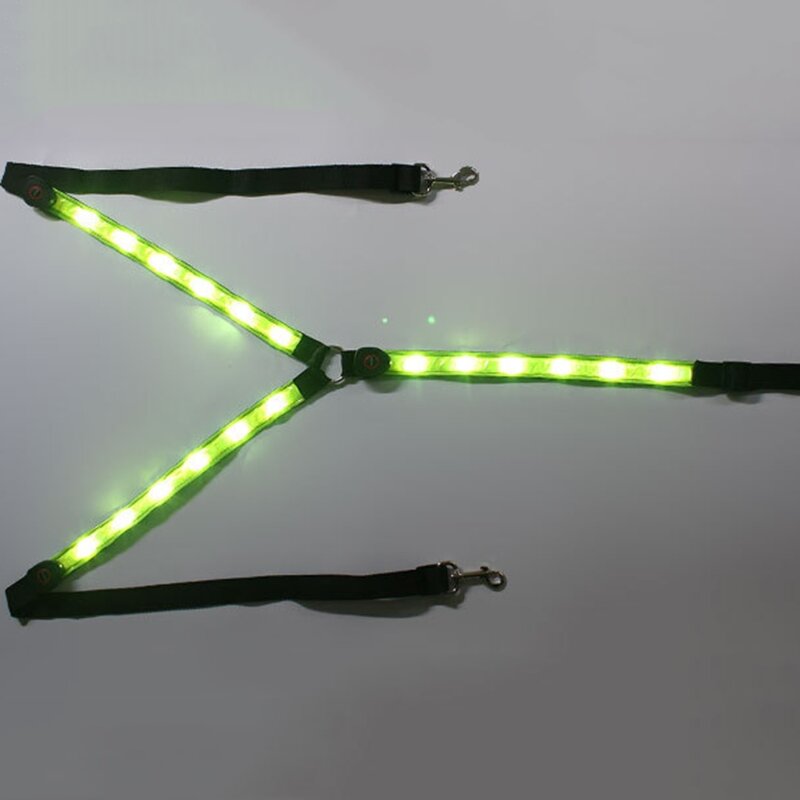 2021 새로운 말 웨빙 하네스 칼라 흉갑 조정 가능한 밤 보이는 LED 가벼운 가슴 벨트 안전 승마 장비 드롭 선박
