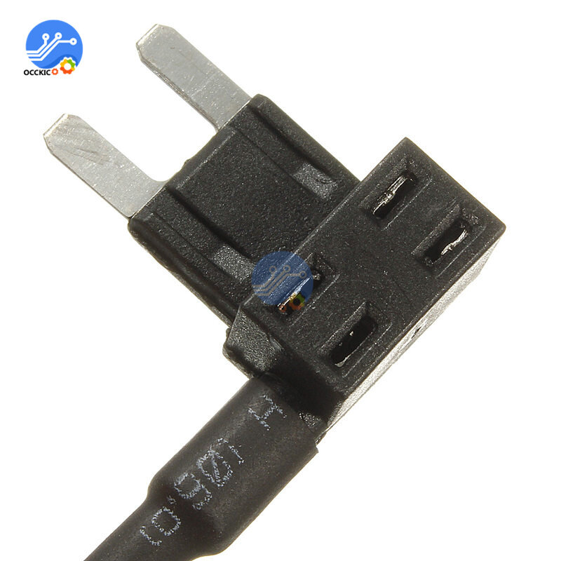 12V Zekering Houder Add-A-Circuit Tap Adapter Micro Mini Standaard Atm Apm Blade Auto Zekering Met 10A Blade Auto Zekering Met Houder