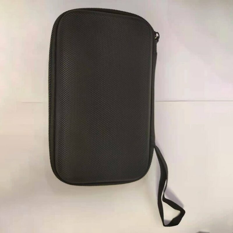 Bolsa de almacenamiento para termómetro de frente, caja de almacenamiento impermeable a prueba de golpes, bolsa portátil con cremallera y cordón
