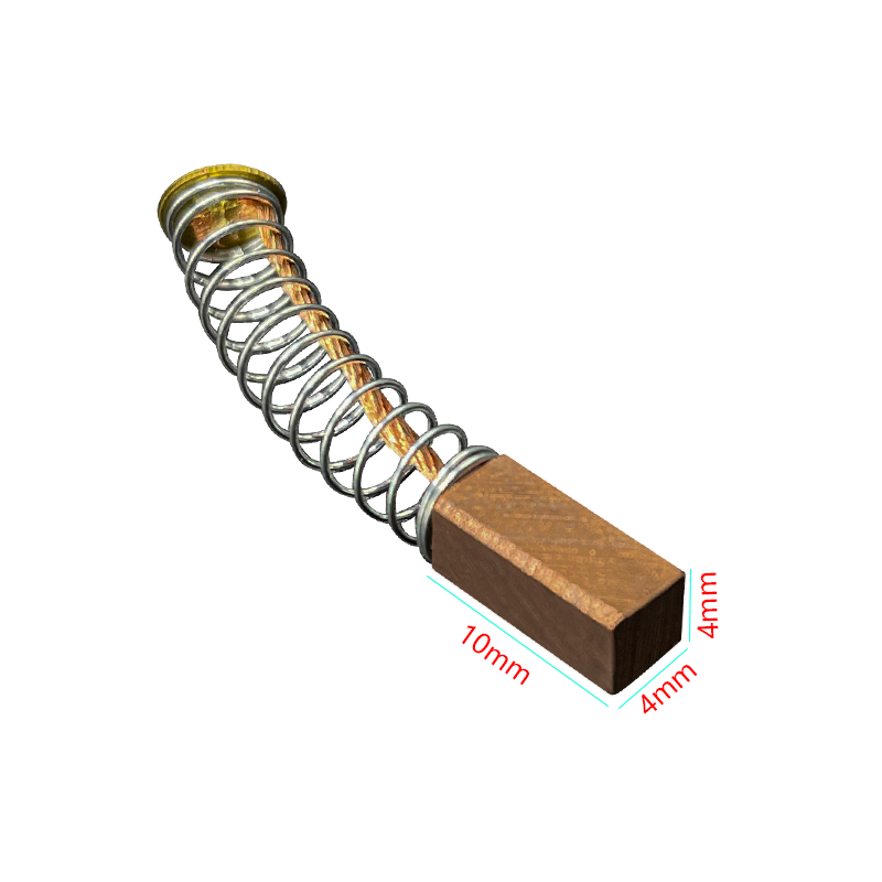 Escova de carbono alta do índice de cobre da escova do carbono do micro motor apropriada para motores j164 4*4*10mm de baixa velocidade