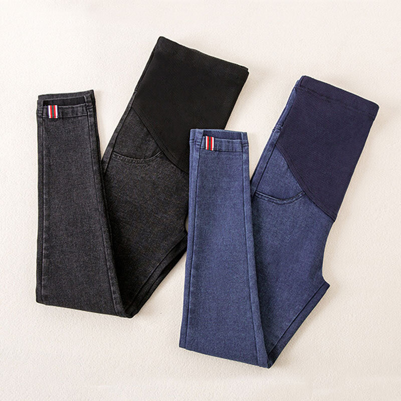 Gravidas Jeans-dżinsowe spodnie ciążowe dla kobiet, odzież ciążowa, jeansy, getry