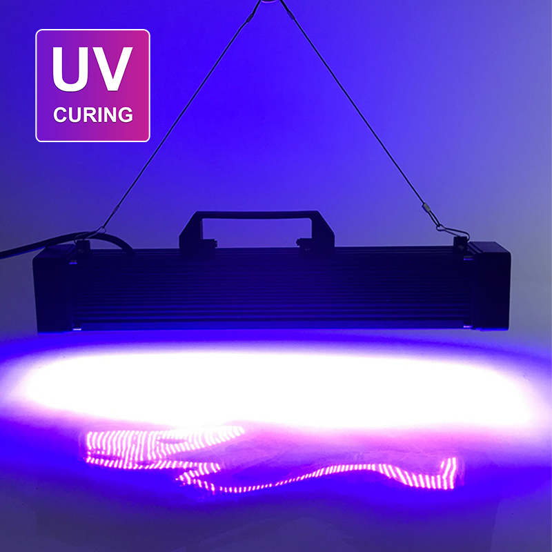 Светодиодная УФ-лампа для отверждения геля, высокомощная ультрафиолетосветильник черная лампа, масляная печатная машина, краска для стекла, шелкография
