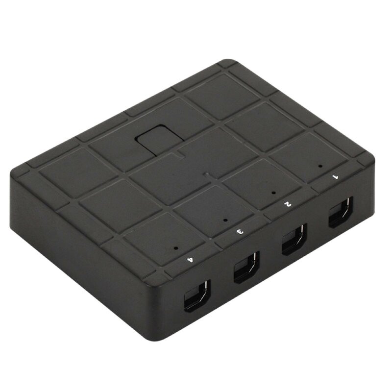 Adaptateur de commutation USB 2/4, 2.0 Ports, pour PC, Scanner, imprimante, souris, prise en charge de commutateur, livraison directe