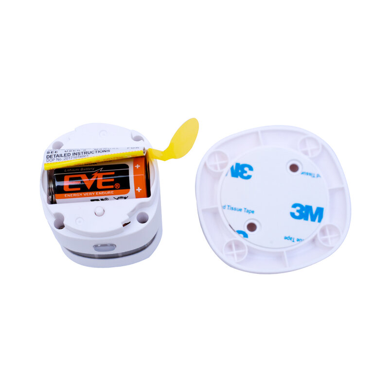 EN14604 Zigbee3.0 detektor asap, Alarm tembakan fotolistrik cocok dengan Assistant dan asisten rumah