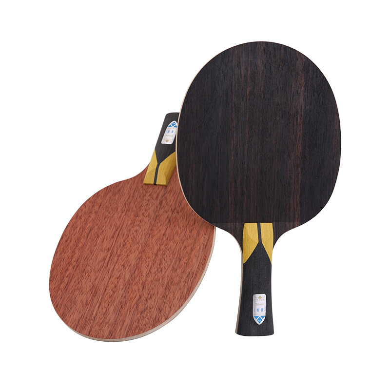 Stuor-raqueta de tenis de mesa con hoja de pimpón, raqueta de madera de ébano y rosa, carbono, ZLC, interior integrado, ataque rápido, alta elasticidad, novedad