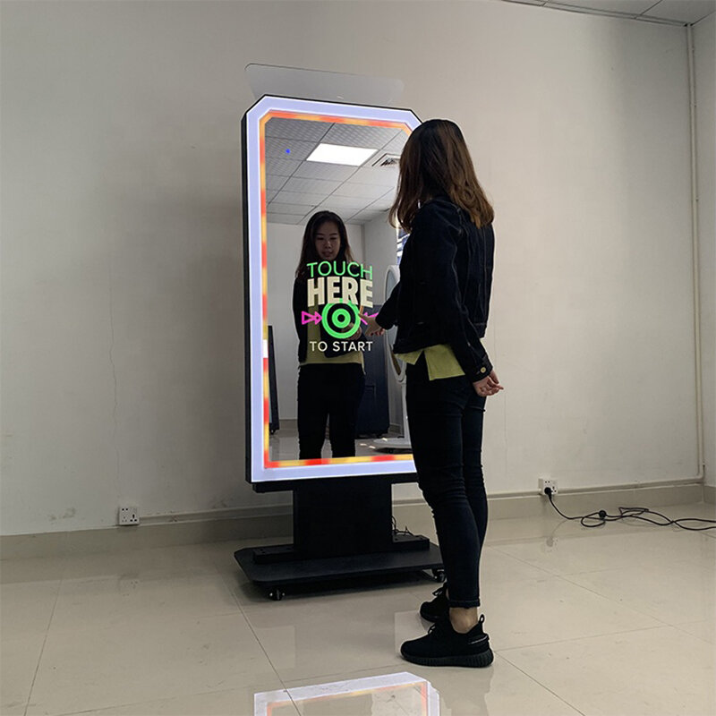 Cabina fotografica astuta dello specchio del Touch Screen di Photobooth magico economico di Diy del partito