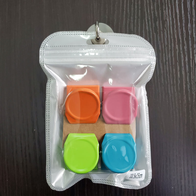 4pcs/lot Colorful Duty Refrigerator Whiteboard magnet Clip photo  paper clips decorative  Office Supplies binder clip