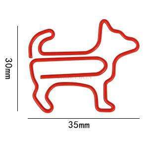 سوبر الحيوان الصغير الكرتون على شكل ورقة كليب ، جرو ورقة كليب ، لطيف ، 12 قطعة