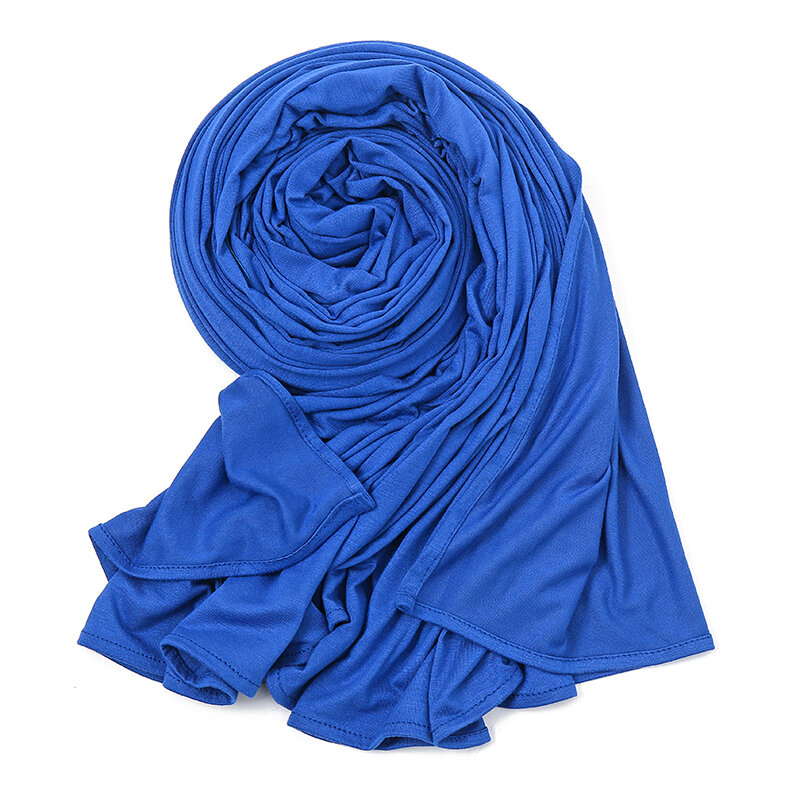 Große Größe Premium Jersey Baumwolle Muslimischen Hijabs Headwrap Isamic Weibliche Headwear Schwarz frauen Turban Feste Liong Schals Stirnband