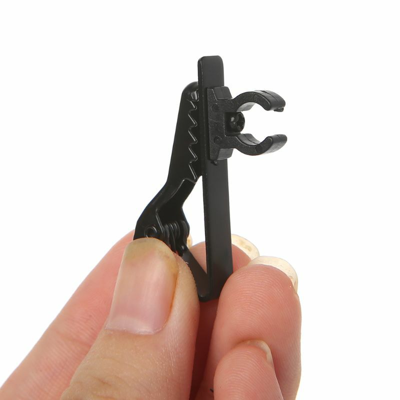 Microphone Lapel Tie Clips Mini Clamp Portable Used For T-shirt Collar Tie Pin Simple Mic Microphone Clip Universal Replacement