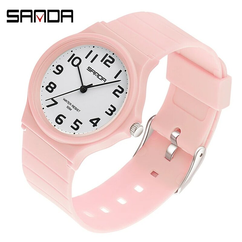 2020 Sanda водонепроницаемые спортивные часы, женские модные роскошные Цифровые часы, женские часы, Relogio Feminino Reloj Mujer