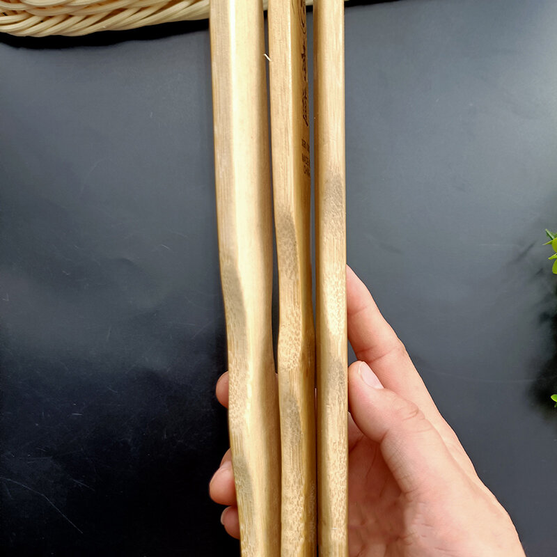 Raspador traseiro de madeira de bambu durável, Massageador de madeira, Corpo Roller Stick, Voltar Scratcher, Longo, 46cm, 1Pc