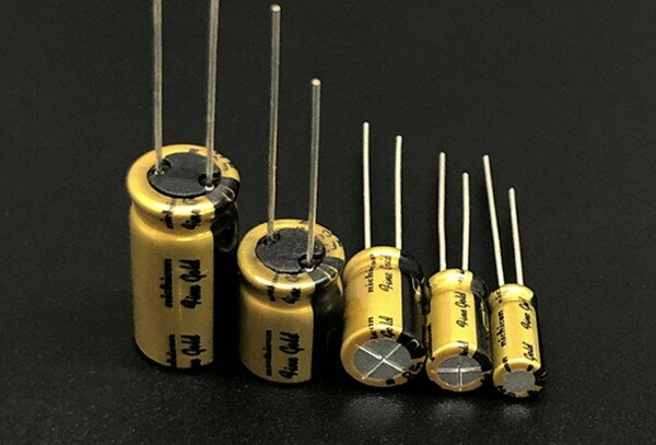 30PCS/lot Original nichicon (fine gold) FG series fever capacitor audio aluminum electrolytic capacitor free shipping