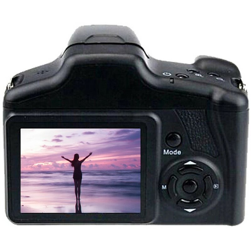 Fotocamera reflex digitale portatile Zoom 1080P 16x con schermo LCD TFT da 2.4 pollici anti-vibrazione sensore CMOS Full HD da 16 Megapixel Ultra leggero