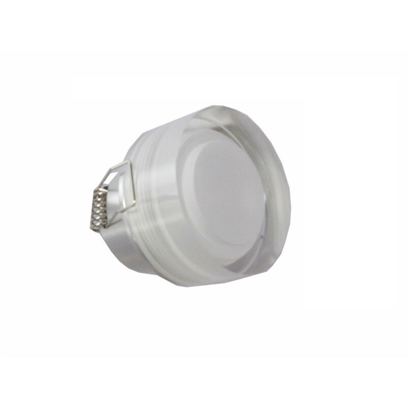 1W LED acrilico Downlight rotondo cristallo led lampada da soffitto casa corridoio illuminazione decorativa rotonda