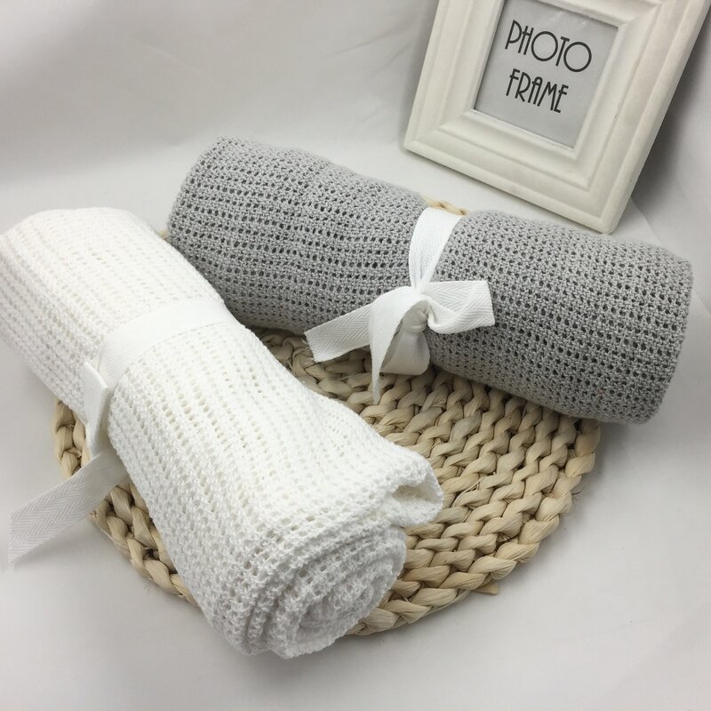 Manta de algodón muy suave para niños, toalla envolvente para recién nacido, para baño, funda para cochecito de bebé
