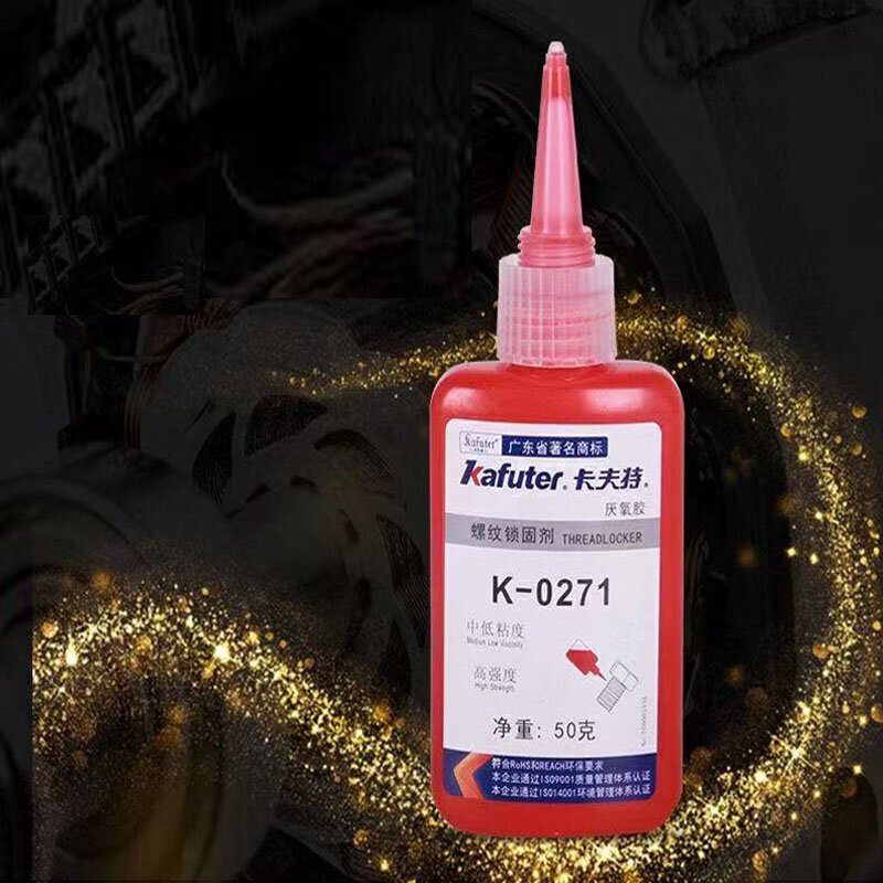 Retaining Compound Thread Locker 50ml Adhesive Glue for Bearing Flange Hose RC Parts Glue Screw Red Glue Anaerobic Adhesive