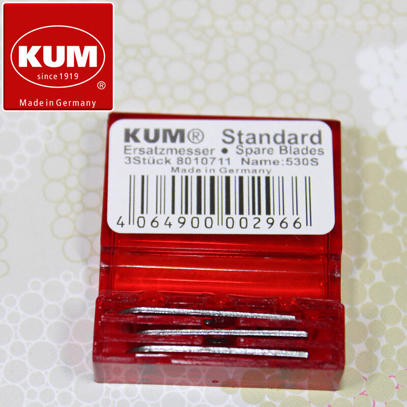 Hoja de acero al carbono Flexible de alta dureza, afilador de lápices estándar, KUM 530S, Alemania