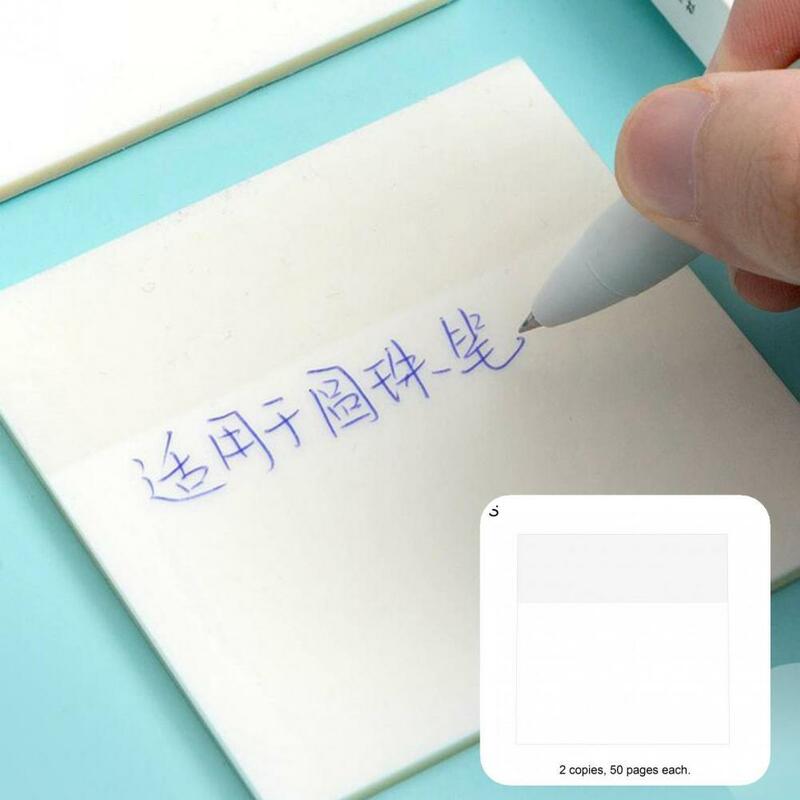 100 blätter Praktische Warme Tipps Memo Pad Memo Papier Transparent Bequem