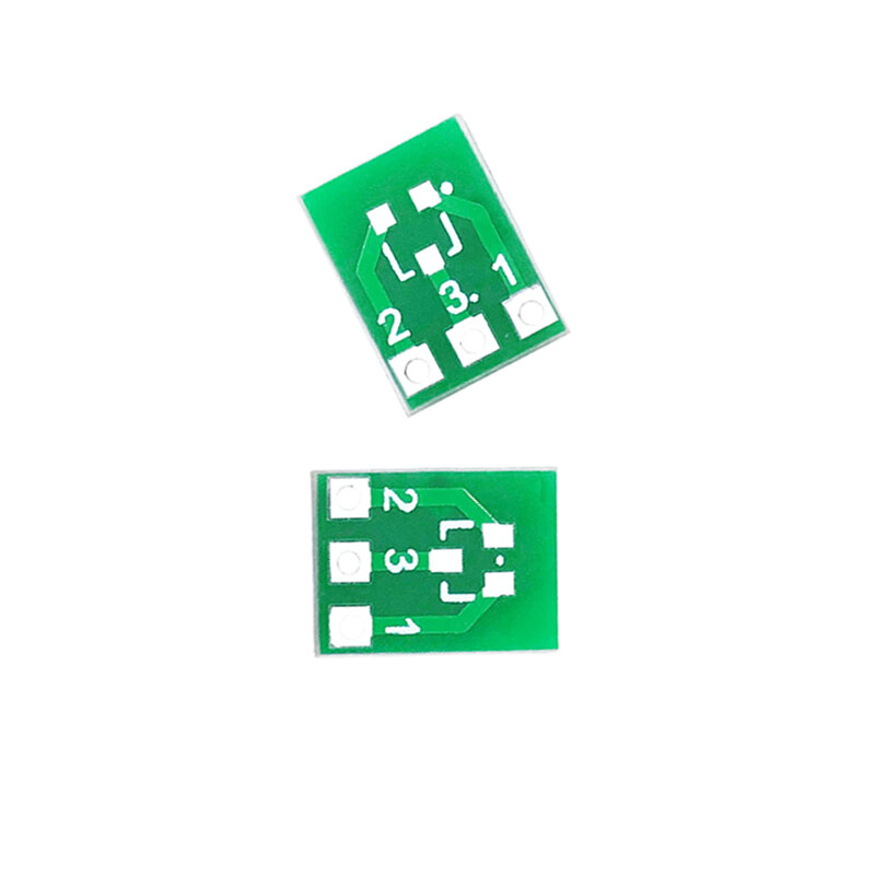 50 pièces SOT23 SOT23-3 tourner SIP3 double face SMD tourner vers DIP adaptateur convertisseur plaque SOT SIP IC prise PCB carte kit de bricolage