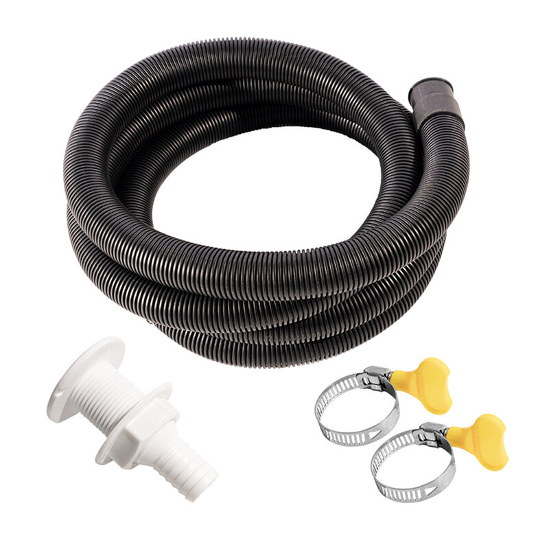 1set Bilge Pump Hose Installation Kit for 3/4-Inch diameter pump outlet with Hose Clamps and Connector for Boats Marine Yacht