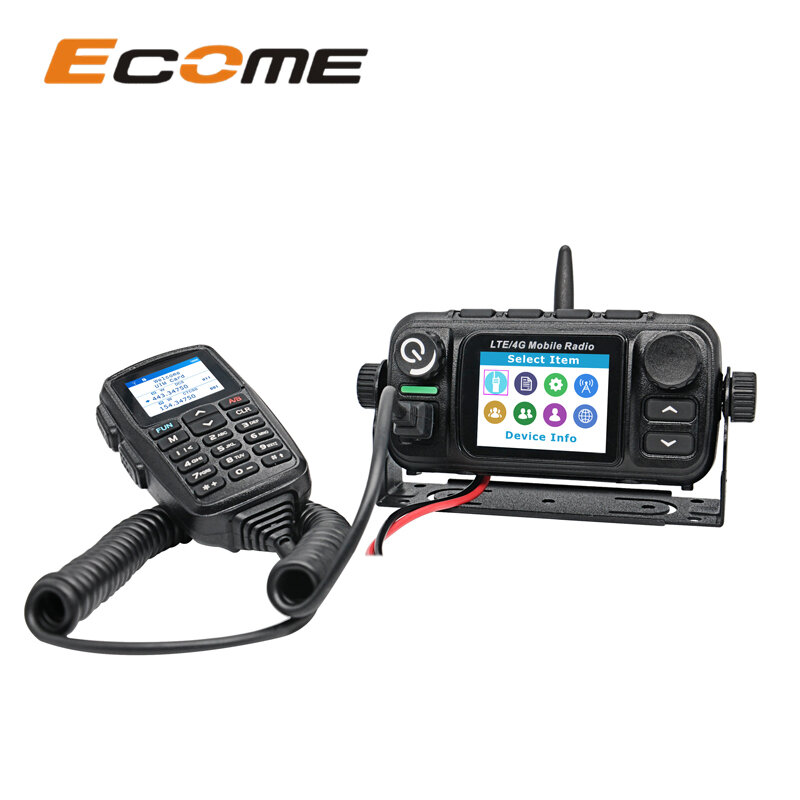 Poc-radio móvil para coche, walkie-talkie 4g lte, 25w, vhf, uhf, para aficionado
