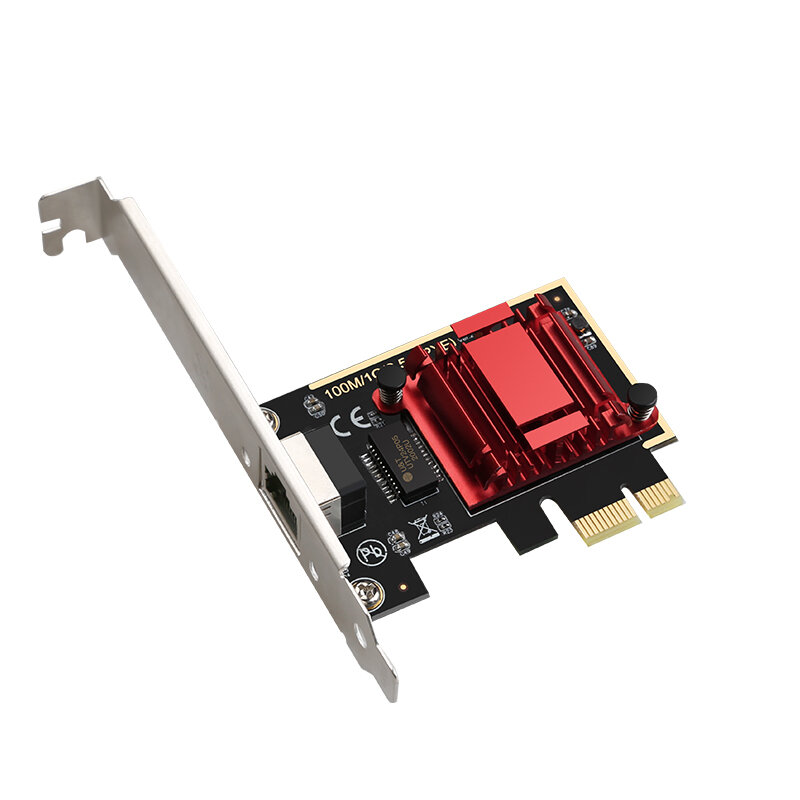 Game PCIE Card 2500Mbps Gigabit Network Card 10/100/1000Mbps RTL8125 RJ45 Pcie Card USB Card PCI-E 2.5G Network Adapter LAN Card