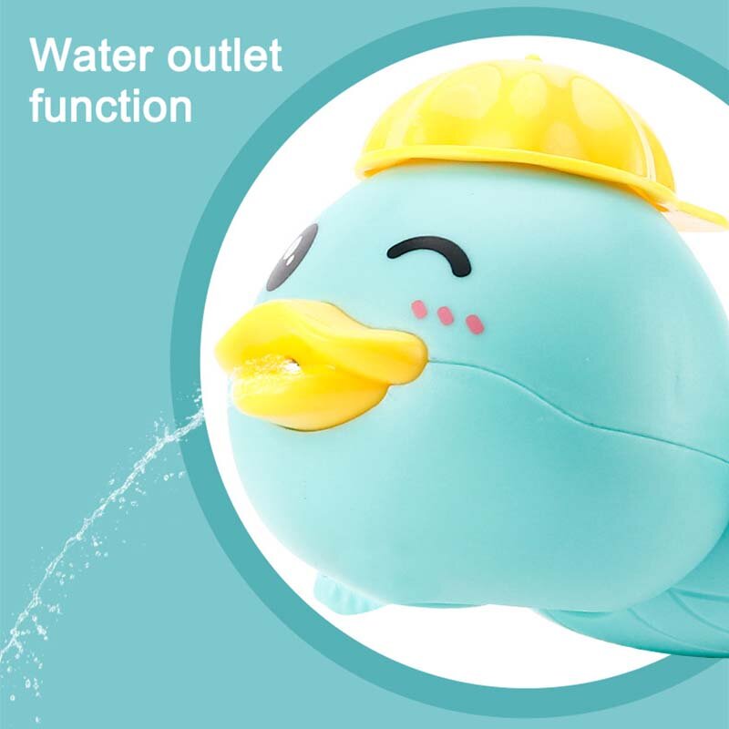 Cartoon Duck for Children Cartoon Baby Bath Toys Cute Animal Classic Baby Beach Water Clockwork Toy Infant Water Swimming Game