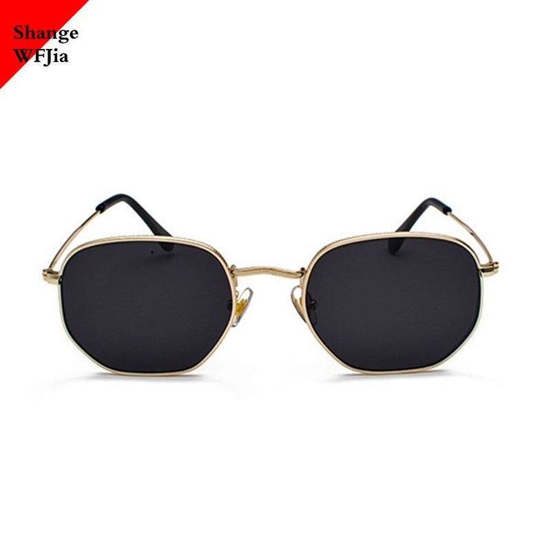 Óculos de sol hexagonais para homens e mulheres, marca quente Driving Shades, óculos masculinos, UV400