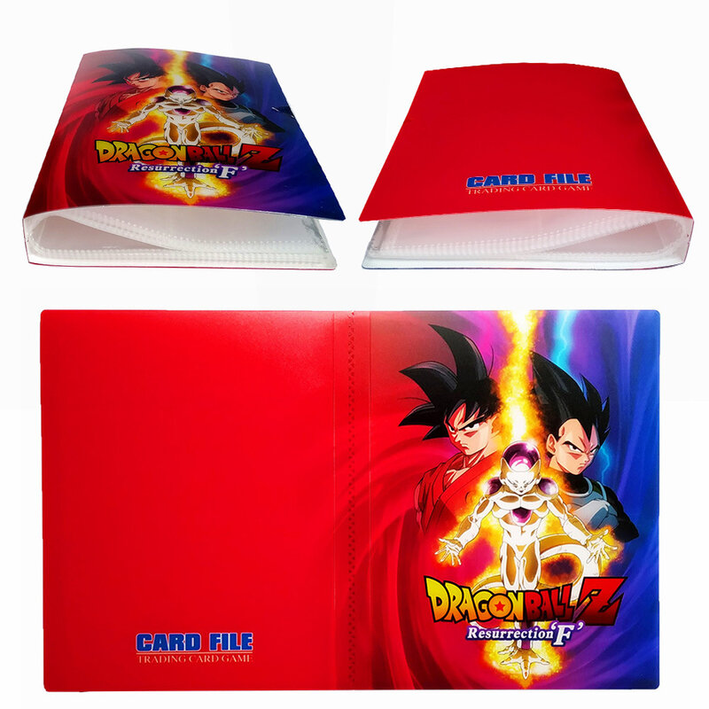 Colección de tarjetas Yu Gi Oh Dragon Ball, almacenamiento de tarjetas de libro, acabado de tarjeta de Anime, juguetes para niños