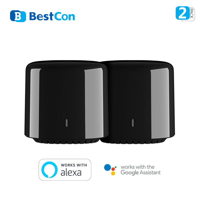 BroadLink-miniwi-fi inteligente RM4 BestCon RM4C, Control remoto Universal por voz con Google Home y Alexa Smart Home HUB