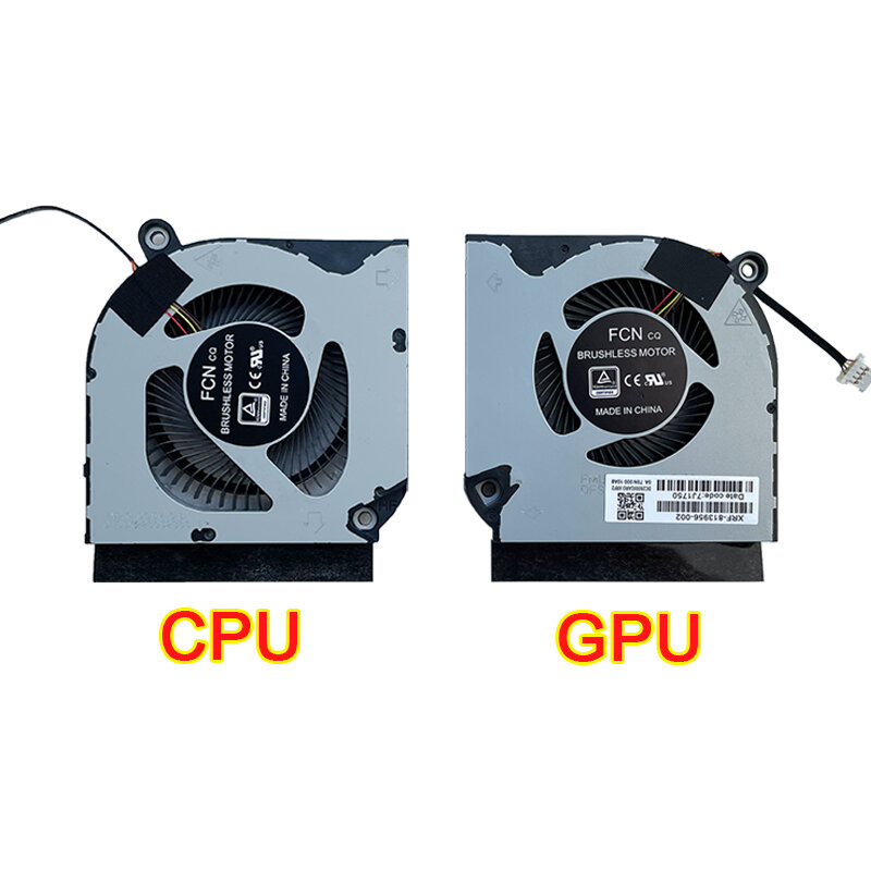 Ventole di raffreddamento del dispositivo di raffreddamento della GPU della CPU per la AN515-55 di PH315-52 di di del Predator di Acer AN515-57 N20C1