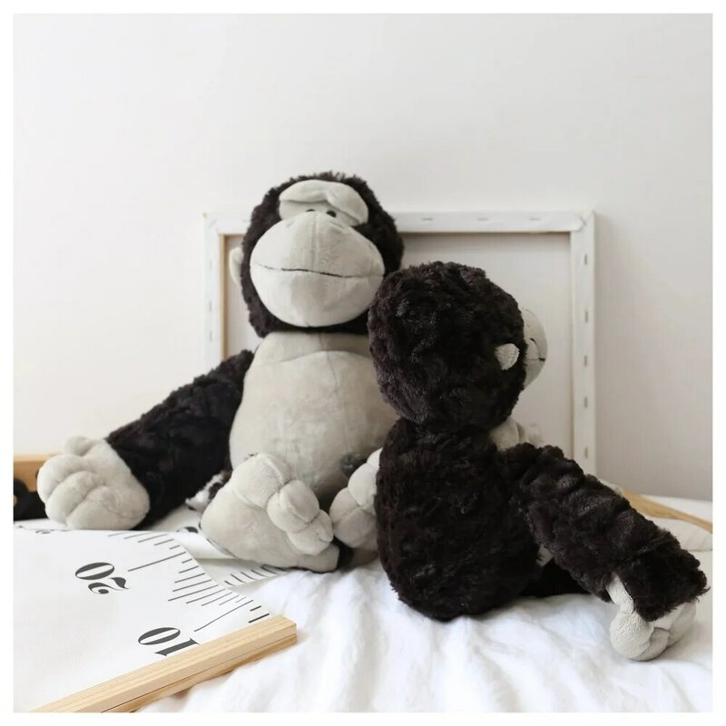 50cm Forest Animal Gorilla Plushies Toy Pillow Kawaii Stuffed Big Doll Children Accompany Flully Toy For Friends Kid Peluch Gift