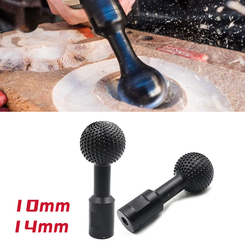 Hot Ball Gouge Spherical Spindles Shaped Wood Gouge Power Carving Attachment for Angle Grinder Wooden Groove Carving Tool