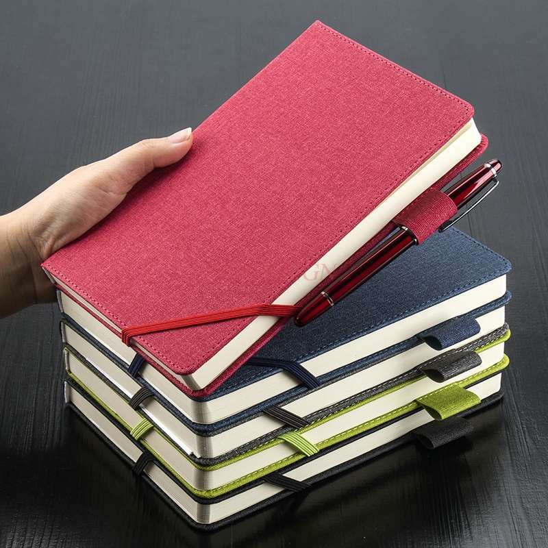 Business einfache notebook schreibwaren notizblock treffen arbeits dick retro handbuch tagebuch