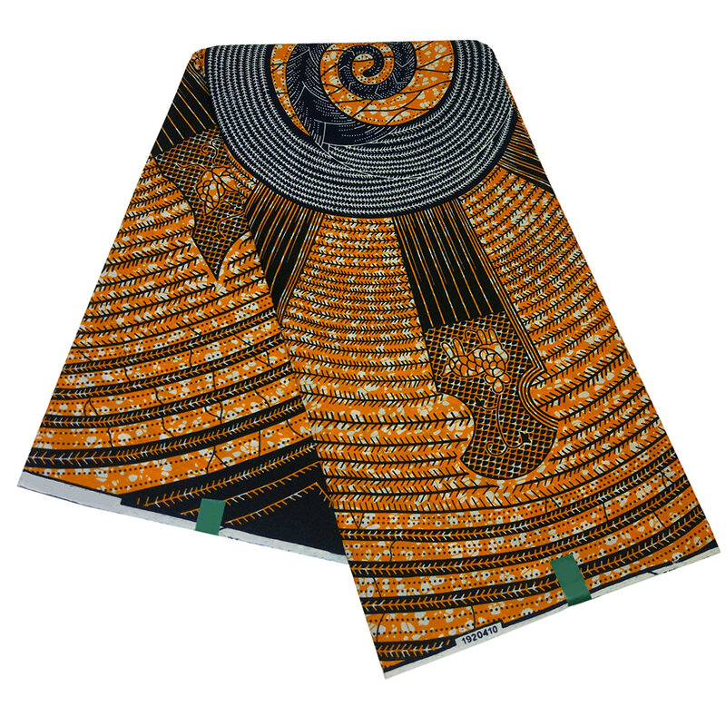2019 nuevo diseño de moda tela africana garantizado cera tradicional tela impresa para ropa africana