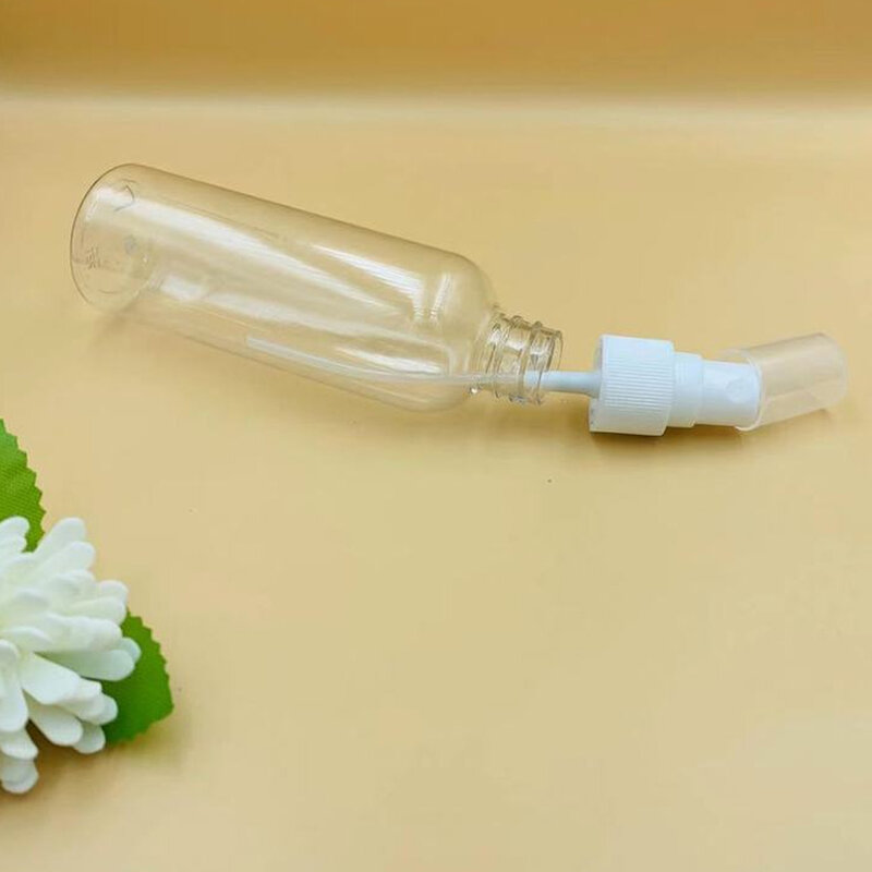 1Pcs Transparent Empty Spray Bottles 30ml / 50ml / 100ml Plastic Mini Refillable Containers Empty Cosmetic Containers