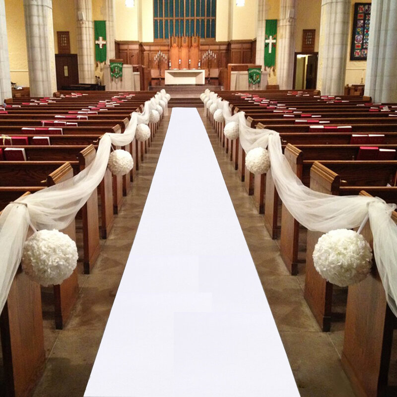 3M 5M 10M tappeto bianco corridoio di nozze corridore bianco rosso corridoio corridore tappeto Runner indoor Outdoor matrimoni festa spessore: 0.8mm