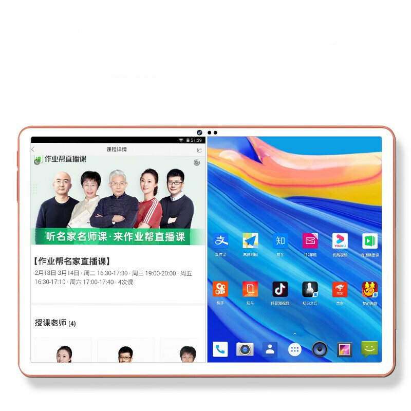 Regalo di Carta di 128GB Da 10.6 Pollici Tablet PC 10 Deco Core 4GB di RAM 128GB di ROM 4G LTE chiamata di telefono di FOTOCAMERE 13MP 2.4G + 5g wifi tablet Android 8.0
