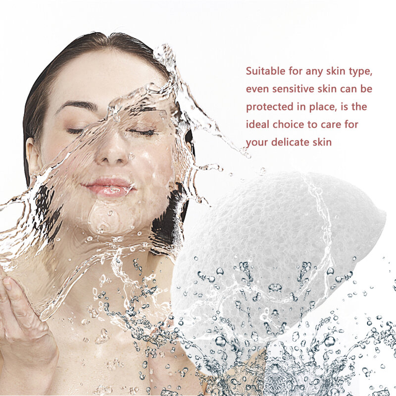 Puff Natural Cleanse Exfoliator Puff gąbka do czyszczenia twarzy okrągły kształt Konjac gąbka do mycia twarzy narzędzie do twarzy