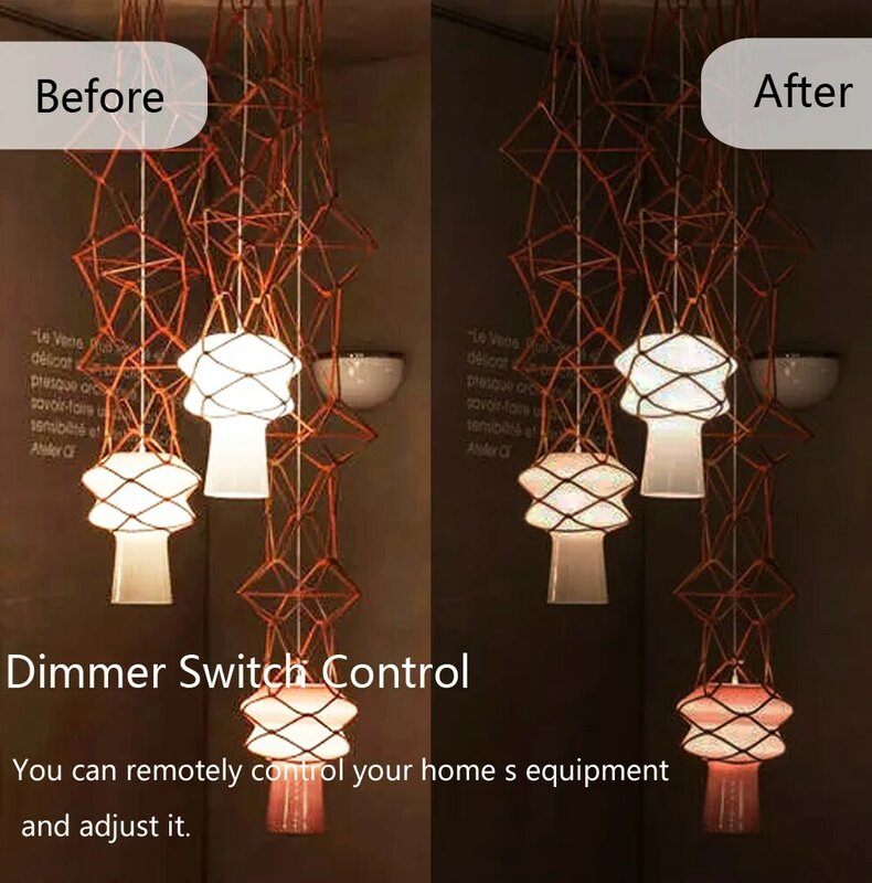 Умный диммер для светильник с Wi-Fi, переключатель для умного дома, дистанционное управление через приложение Smart Life Tuya, переключатель на 1/2 направлений, работает с Alexa Echo Google Home