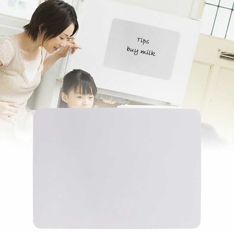 Pizarra blanca magnética A5 para nevera, tablero de mensajes de grabación de dibujo, almohadilla de notas para refrigerador, 210x150mm