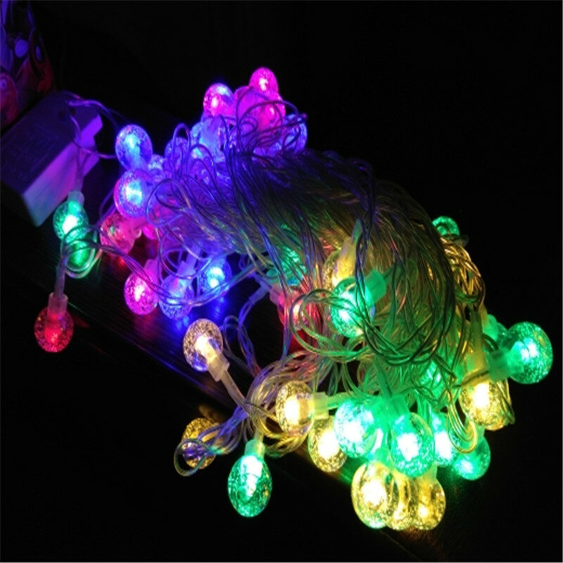 4M/20leds Colorful Modeling LED String Pinecone Flashing Christmas Lights Garlands for Holiday Party Wedding Decoration